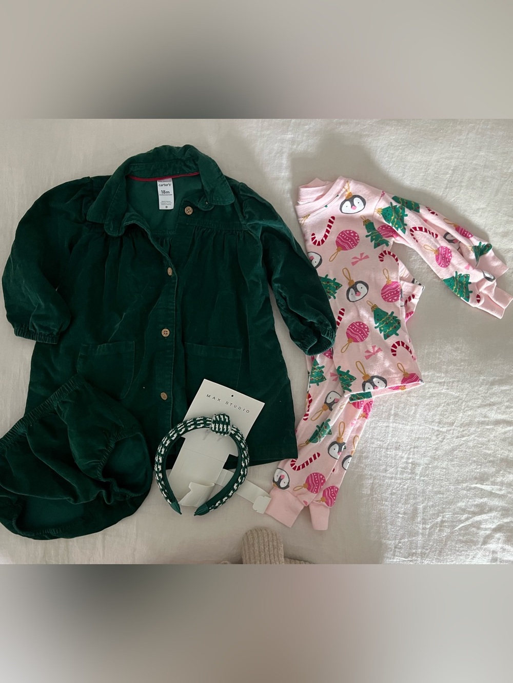 Carter’s 18 Month Baby Girl Winter Holiday Christmas Bundle